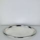 Vintage oval silver-plated tray