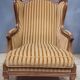Large Louis XVI style wing chair