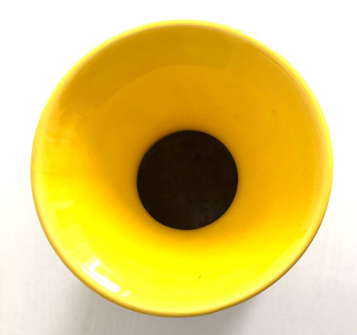 Yellow Ceramic Vase
