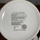 service à thé édition limitée en porcelaine de Limoges