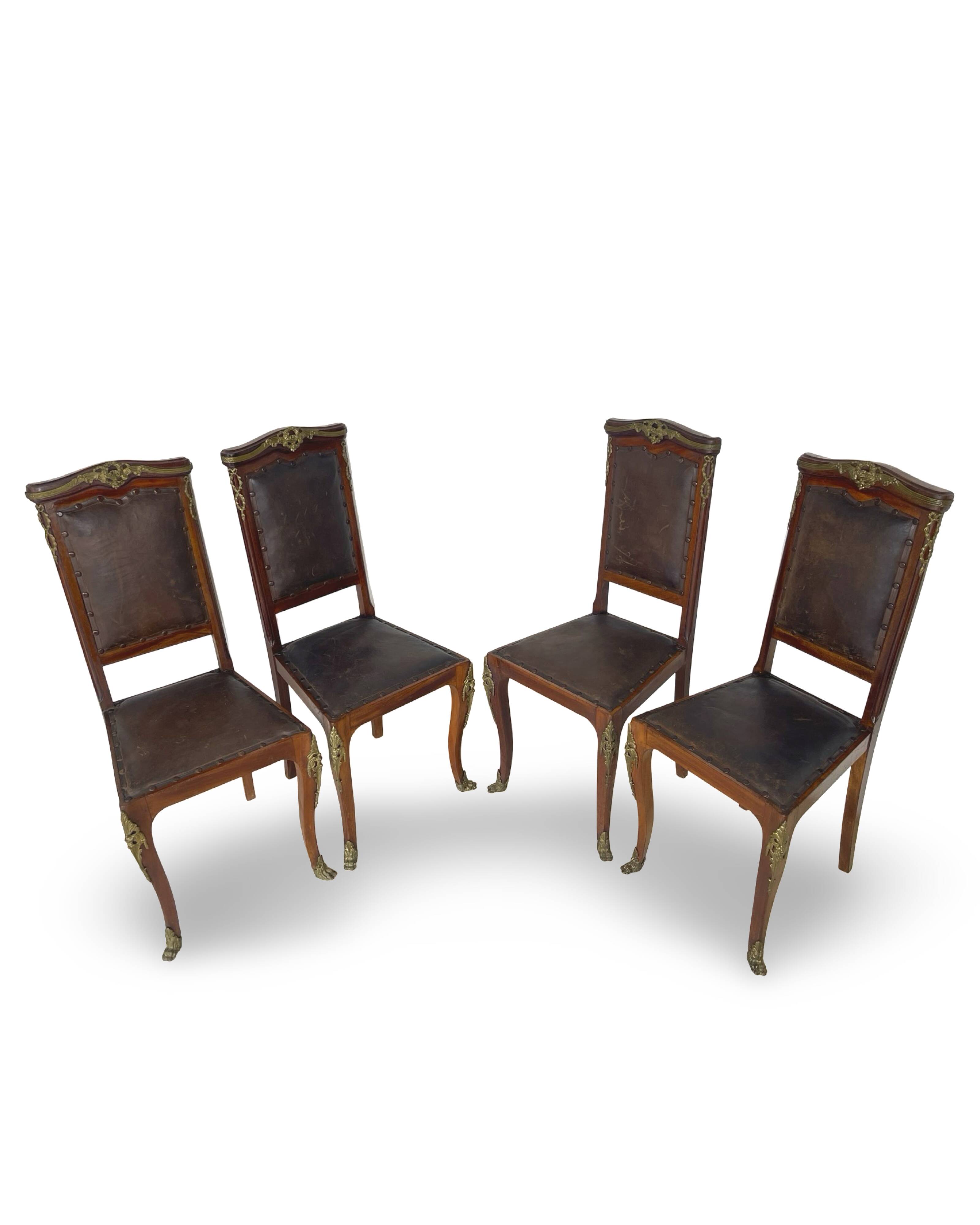 Italian art deco dining chairs 1920s