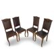 Italian art deco dining chairs 1920s