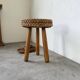 Tabouret corde et chêne Audoux Minet