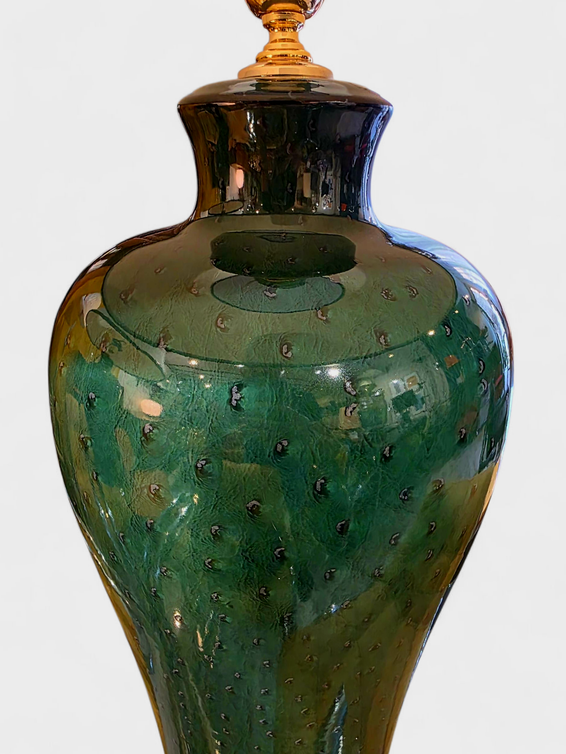 Pair of Paolo Marioni glazed ceramic lamps – Circa 1960