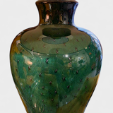 Pair of Paolo Marioni glazed ceramic lamps – Circa 1960