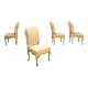 4 chaises en bois, Italie, XIXe siècle