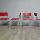 Set of 4 chairs V line Magis by Andries and Hiroko Van Onck