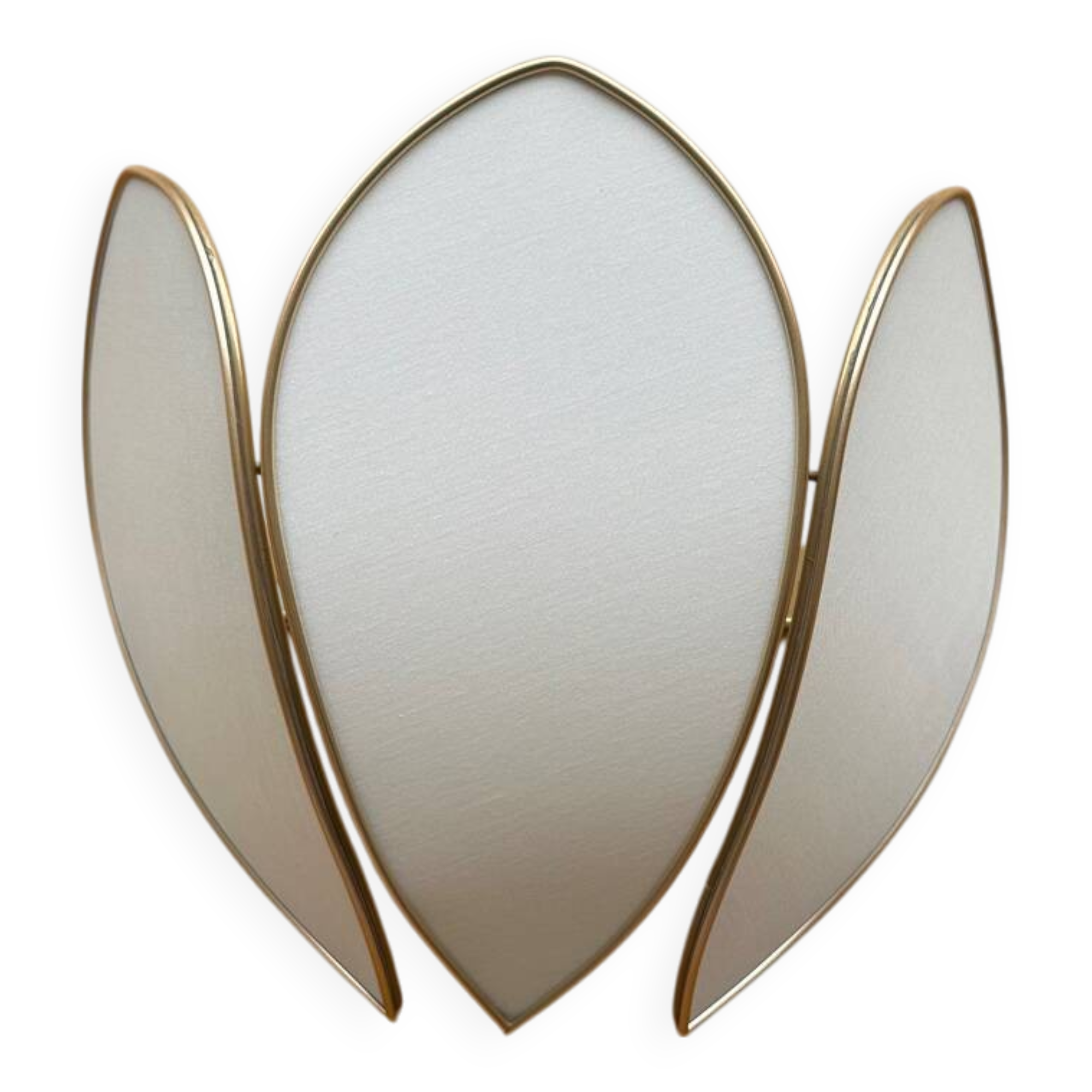 New Fresh Mint and Gold Flower Wall Light