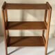 Étagère chêne design reconstruction vintage années 60