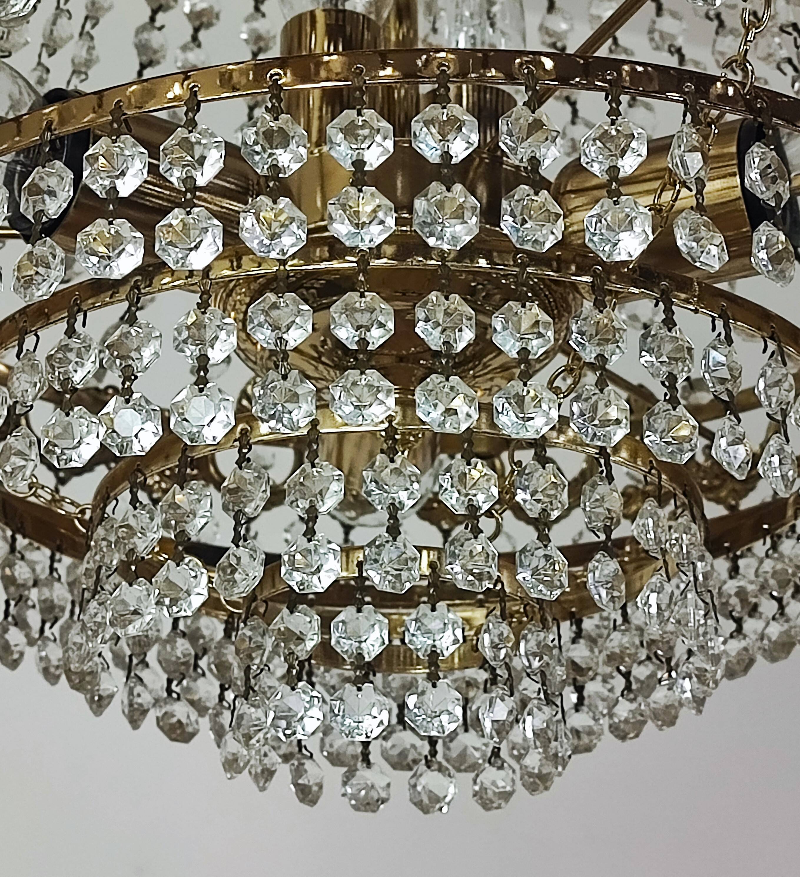 5-light tassel chandelier
