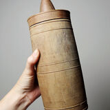 Old turned wooden case/box, 19th-20th century, mechanical? beekeeping?