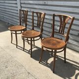 Set of 3 chairs published by Ton, Czech Republic