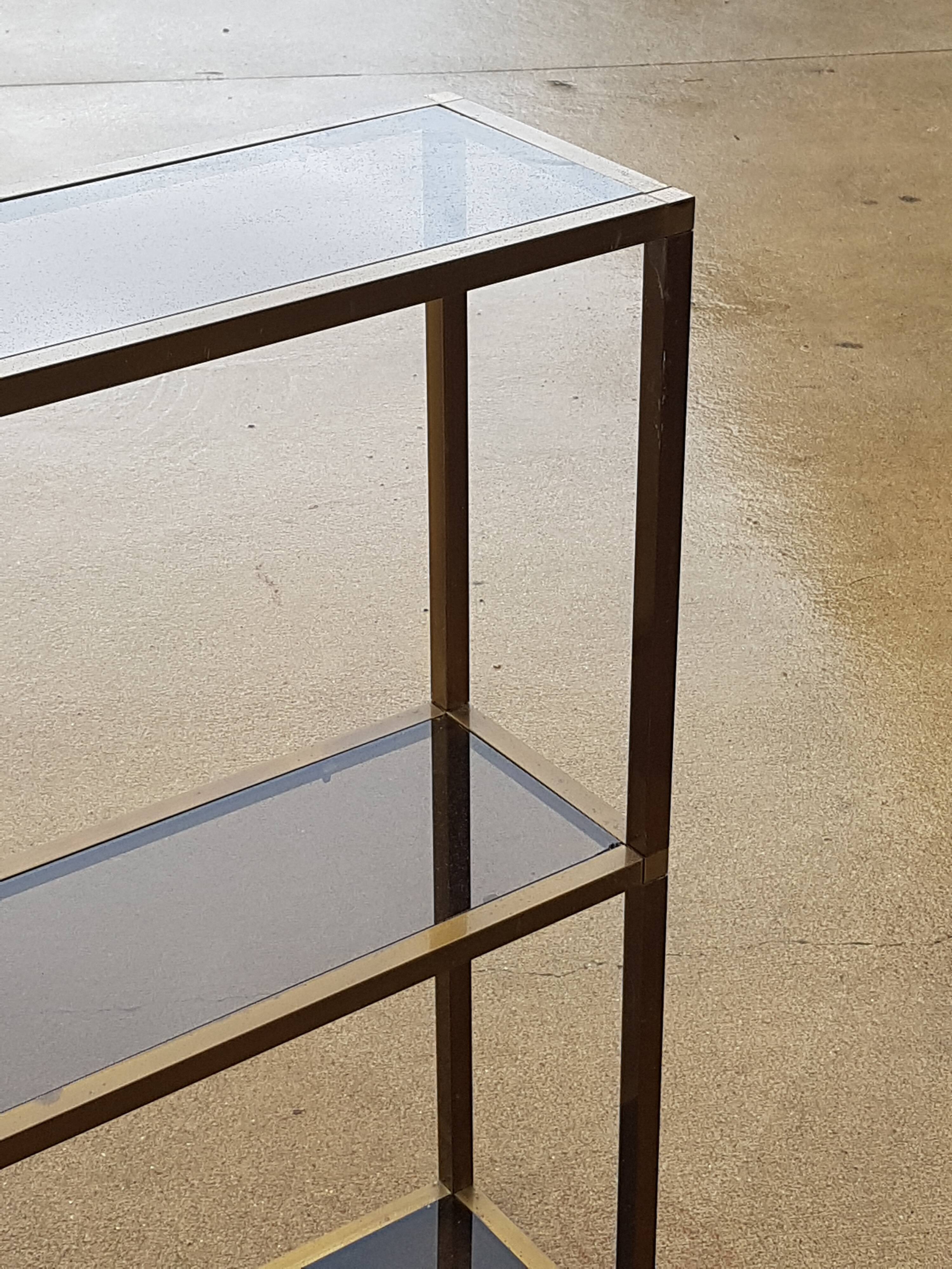 Vintage metal shelf 1990