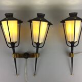 2 Appliques "torch" of Arlus 1950