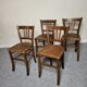 4 chaise bistrot bois