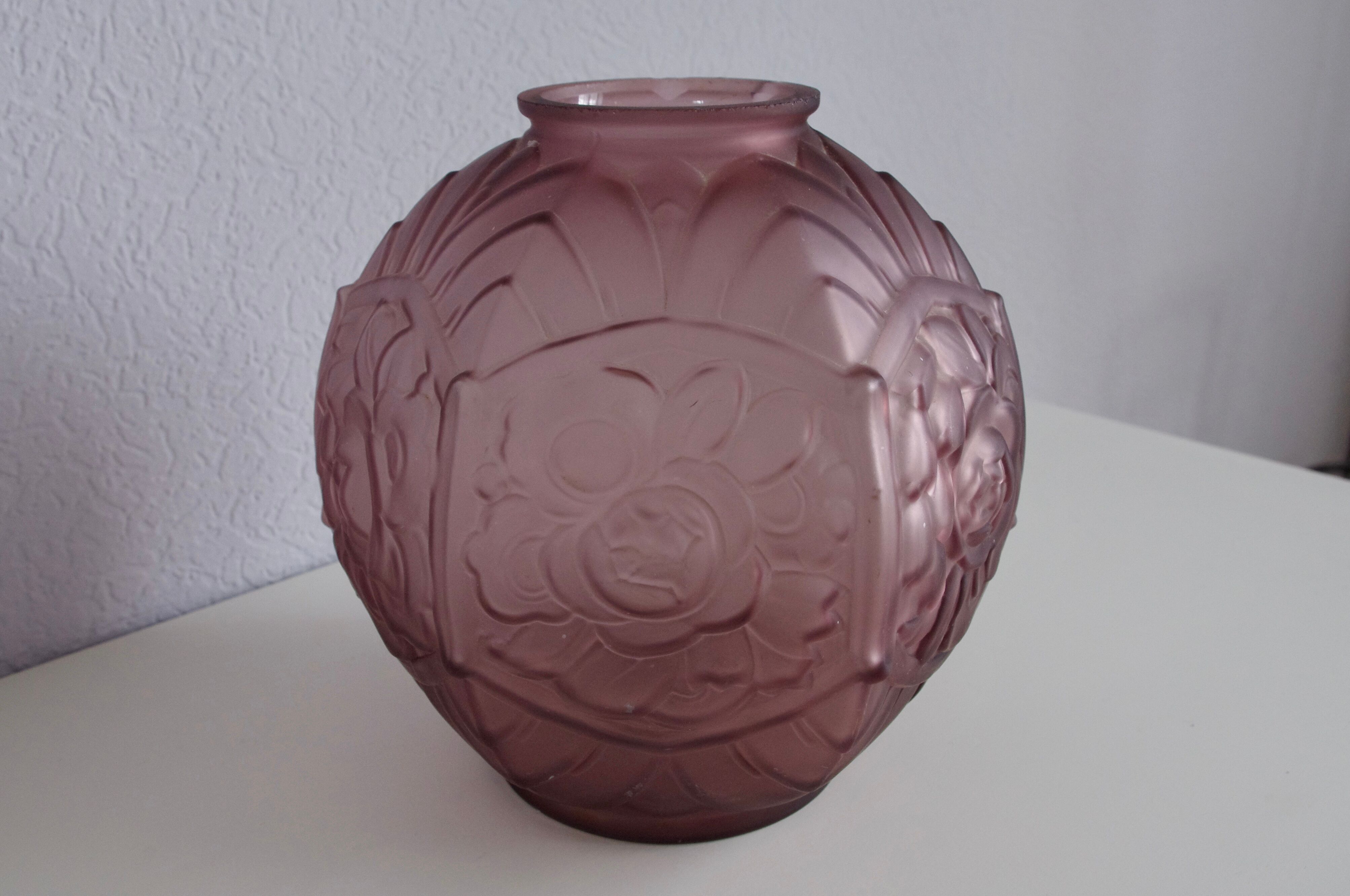 Art Deco ball vase