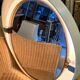 Vintage bathroom mirror allibert a41 backlit space age 1970