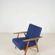Danish Cigar GE240 chair by Hans Wegner for Getama, 1950s