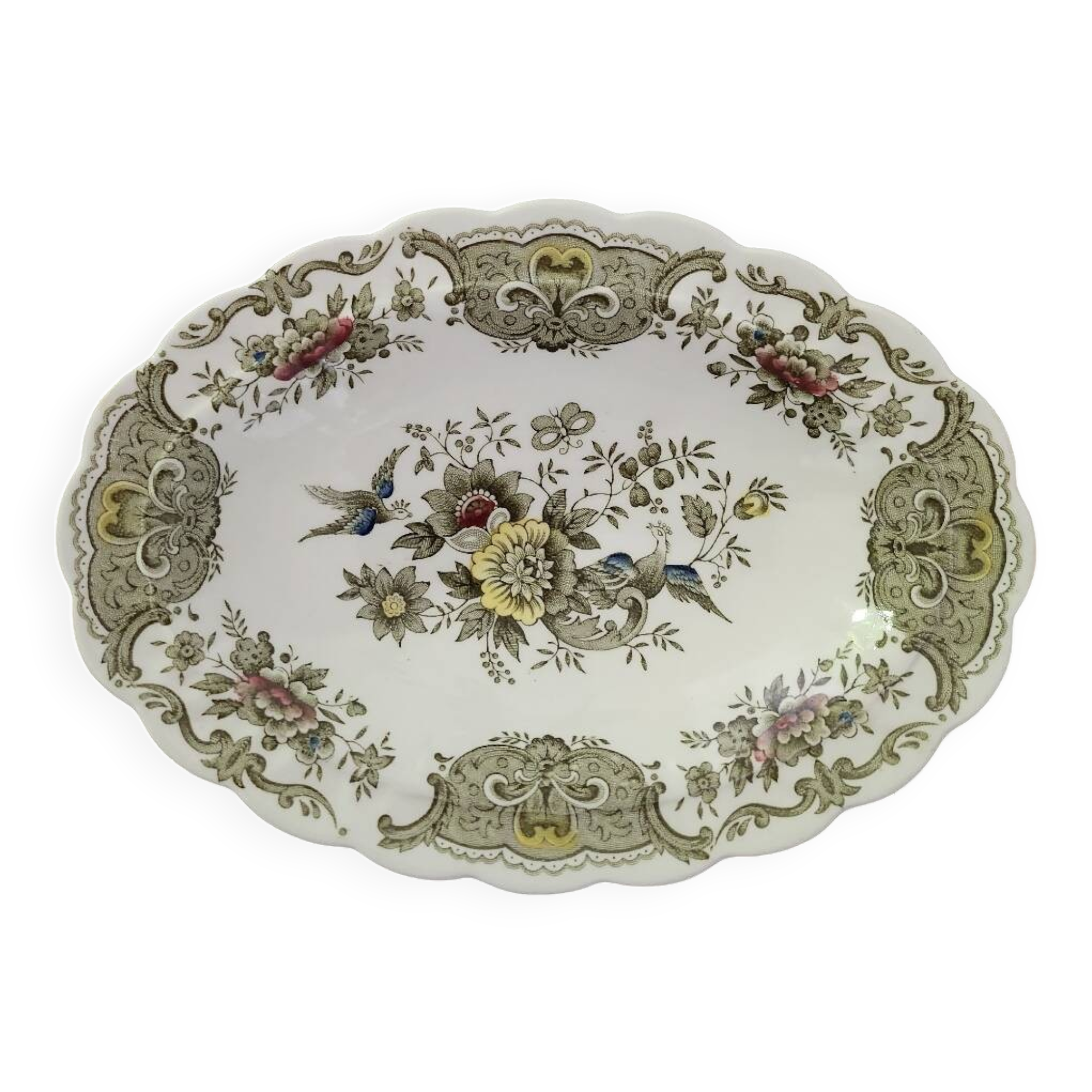 Ridgway Windsor empty pocket tray, English bird decor