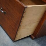Vintage German pine haberdashery cabinet, 1950s