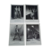 4 photographs/postcards, limited edition of 1992, in black and white