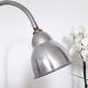 Workshop / industrial lamp - Orientable - Brushed metal - 50s