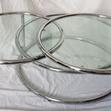 Glass coffee table years 70
