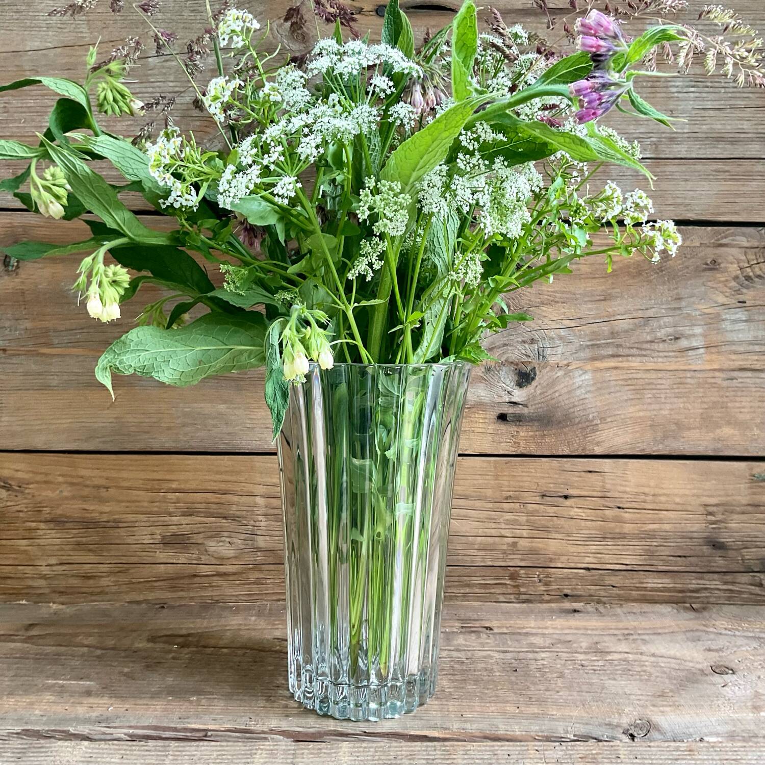 Large glass vase France