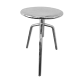 Tripod design metal workshop stool 60s - 70s