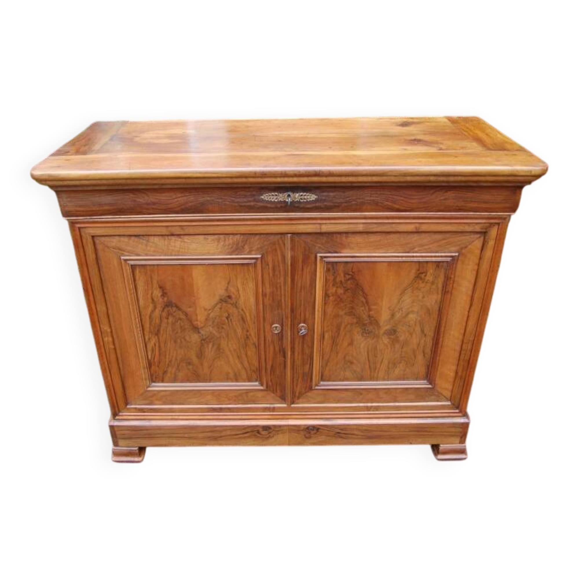 19th-century Louis Philippe walnut buffet.