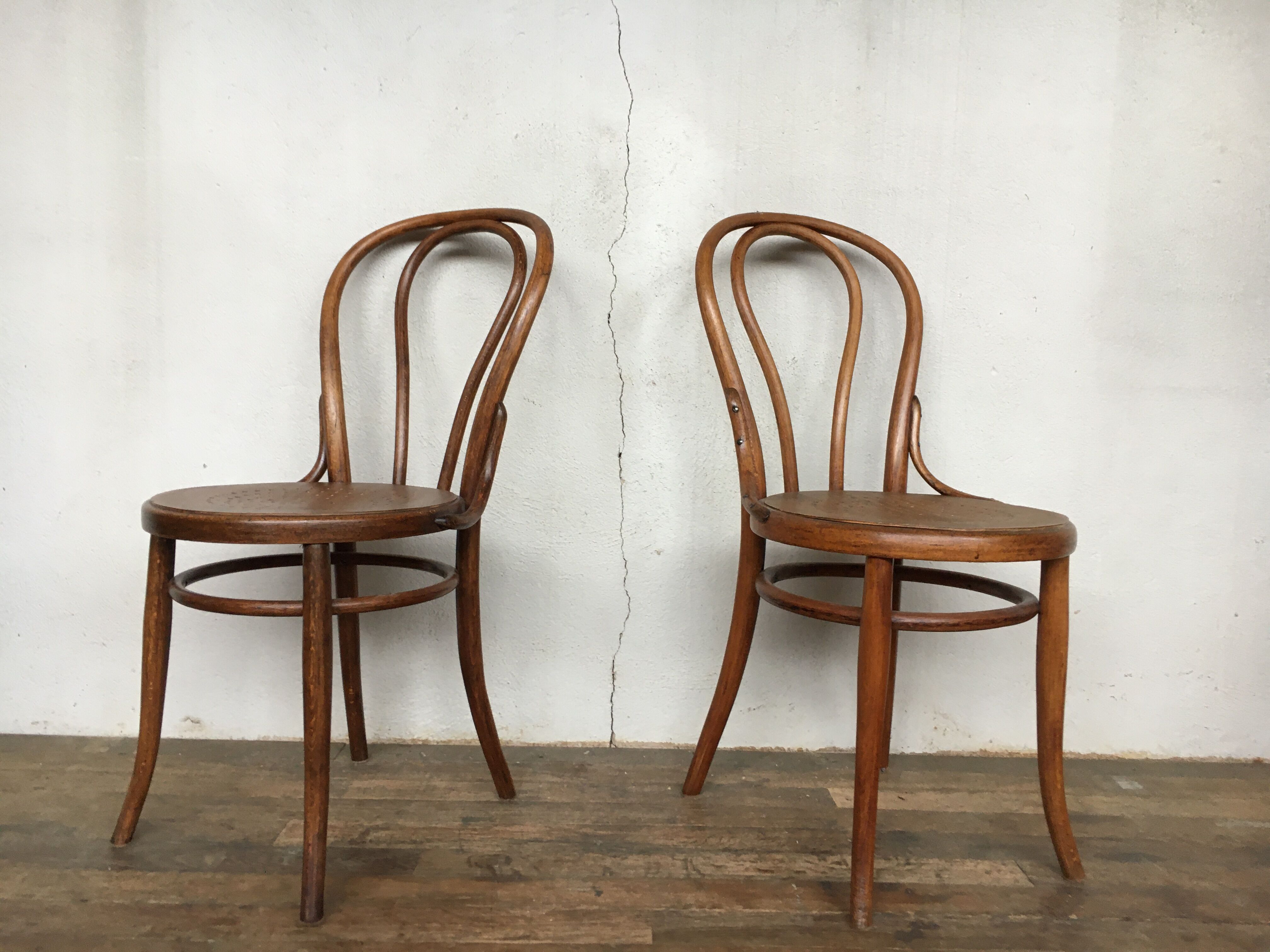Pair of bistro chair number 14