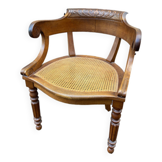 Ancien fauteuil siège de bureau des années 1930