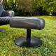 Fauteuil style egg chair et son ottoman