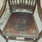 Rocking-chair fauteuil bascule XIXe art and craft