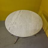 Coffee table with marble top from the 1950s/60s