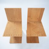 Chaises ZigZag, années 1990, lot de 2