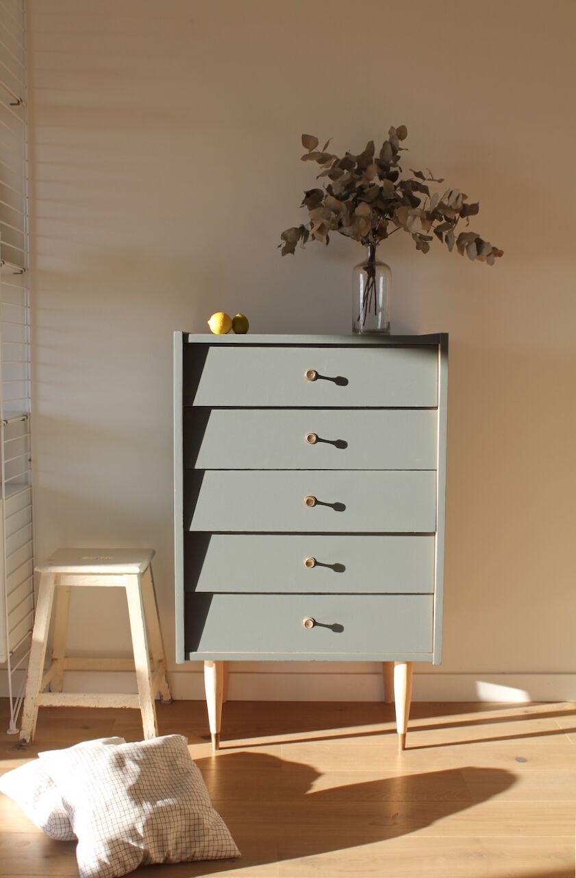 Repainted vintage dresser