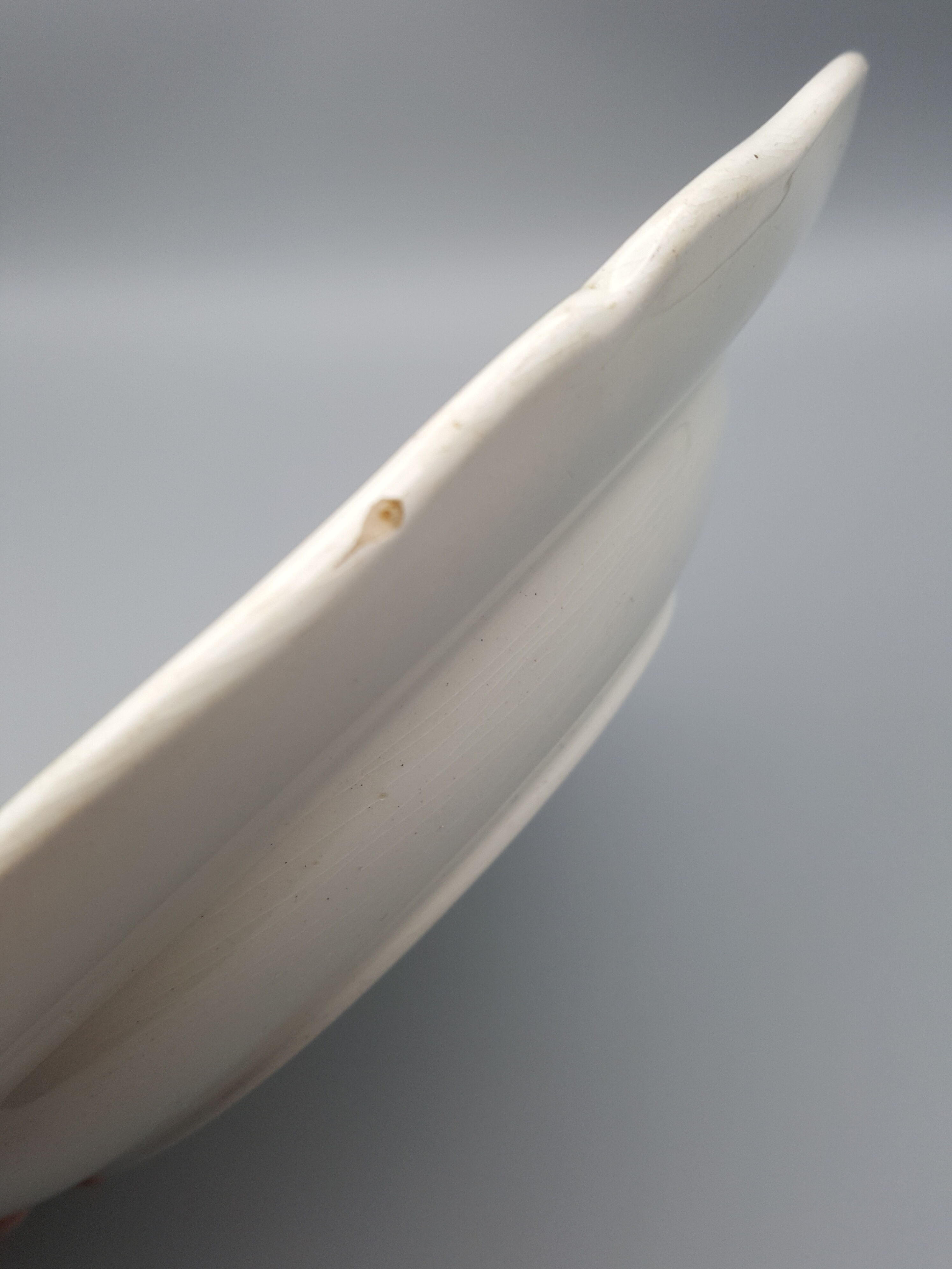 Series of 5 hollow plates Villeroy and Boch décor Mettlach flowers