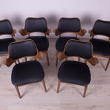 Model 107 armchairs by Hans Olsen for Bramin, 1950