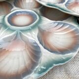 Barbotine oyster plates Digoin