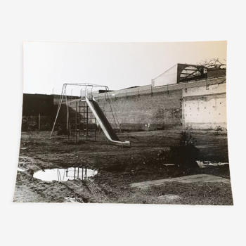 Photography children's playground. nineties