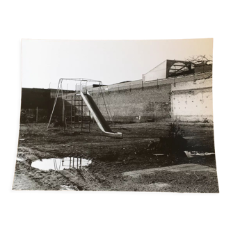 Photographie aire jeux enfant. années 90