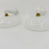 Art Deco porcelain wall lights