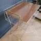 Console side table vinyl door