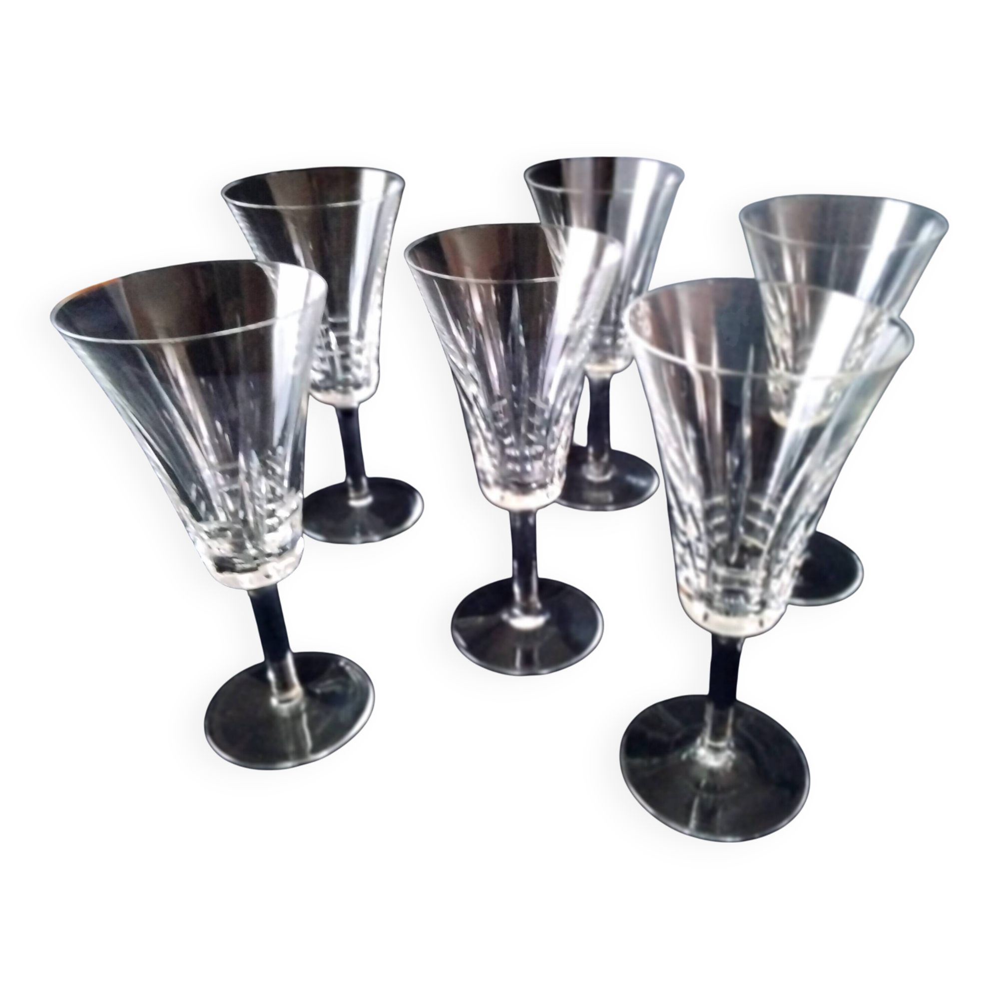 6 Villeroy Boch Concorde Model Wine Glasses