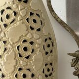 Handmade ceramic vase signed - vintage 20th century