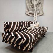 Rare vintage De Sede DS-80 sofa daybed 'stripes'