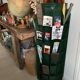 Ancient seed-bag turnstile display