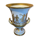 Medici vase in Italian porcelain and gilded with gold