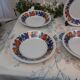 Set of 6 hollow plates acapulco villeroy and bocj